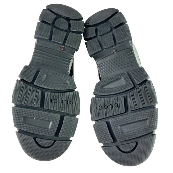 GUCCI Gray Leather Mesh Flashtrek Men Sneakers Made in Italy 11UK / 11.5US - Picture 13 of 13